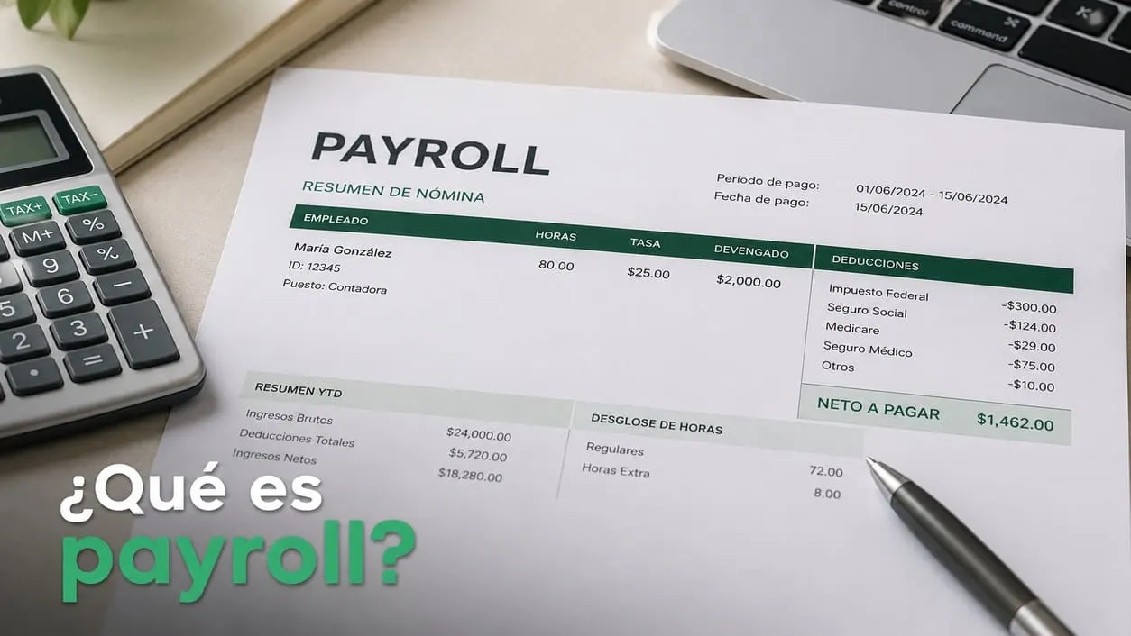 Payroll para LLC explicado en espanol: que es la nomina, cuando aplica y cuando no